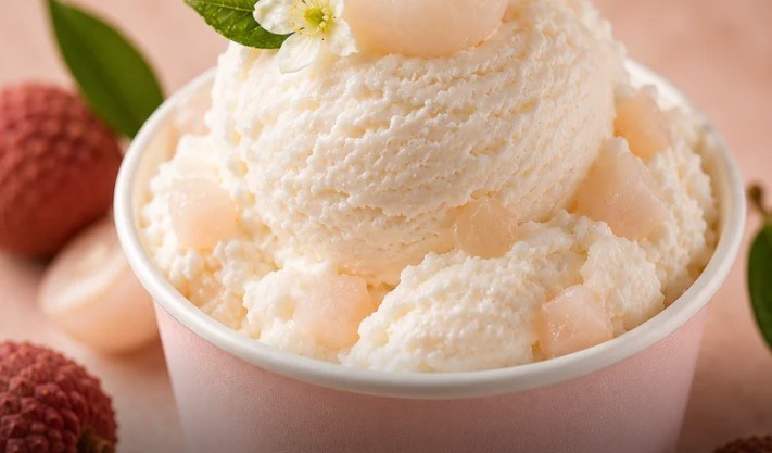 Glace au litchi