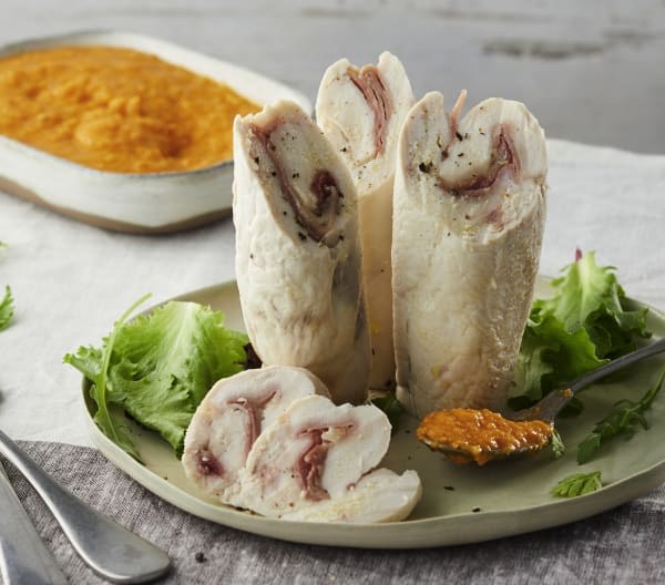 Wraps de poulet sauce tomate