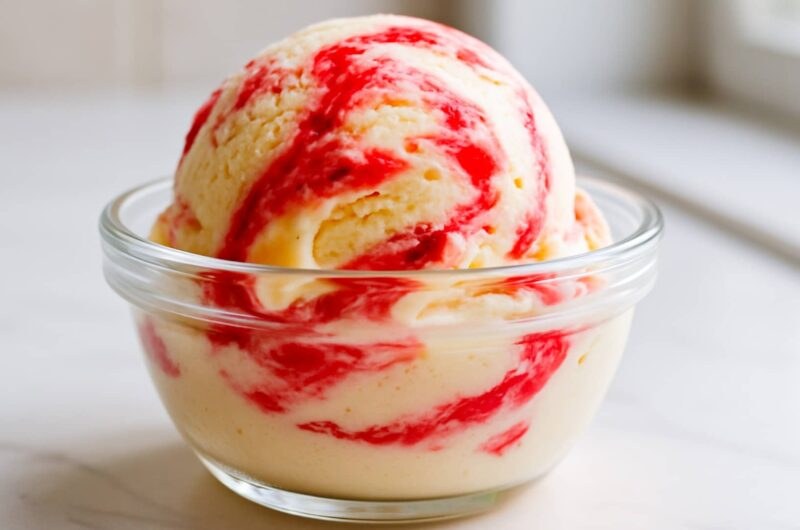 Glace à la fraise façon Häagen
